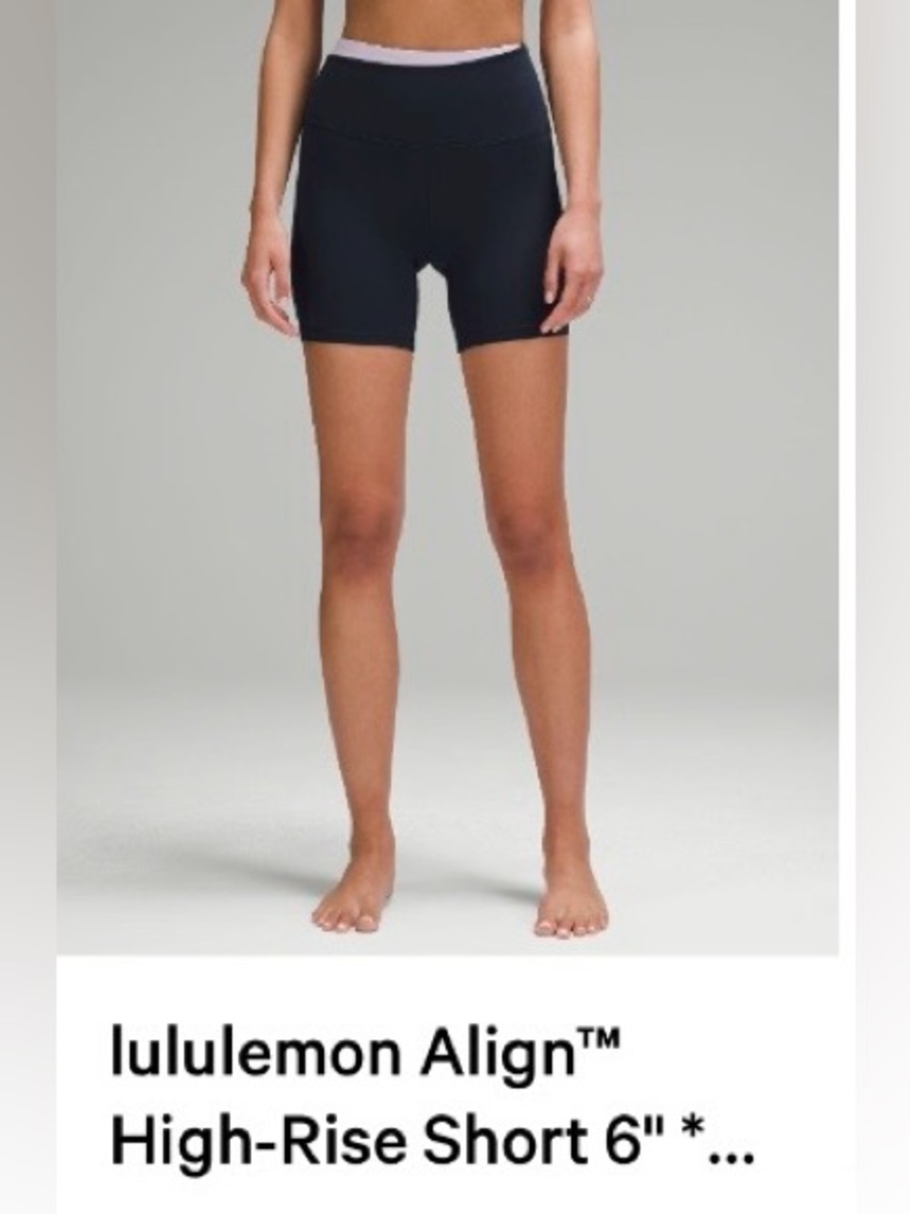 lululemon athletica Black High-Rise Bike Shorts